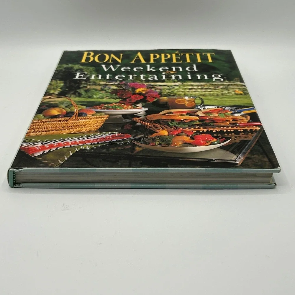 Bon Appetit Weekend Entertaining Cookbook Recipes Party Hardcover Illustrated 98